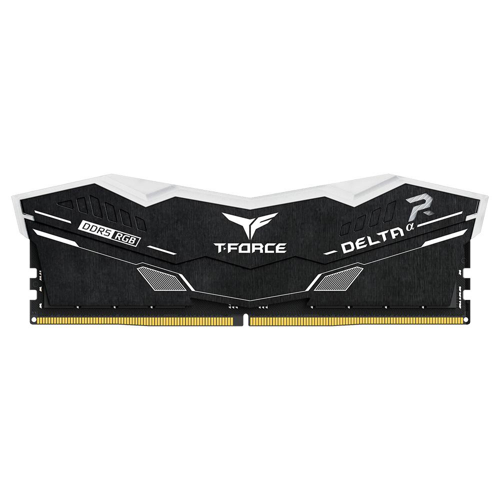 A large main feature product image of TeamGroup T-Force DELTAα RGB 16GB Kit (2x8GB) DDR5-6000 C30