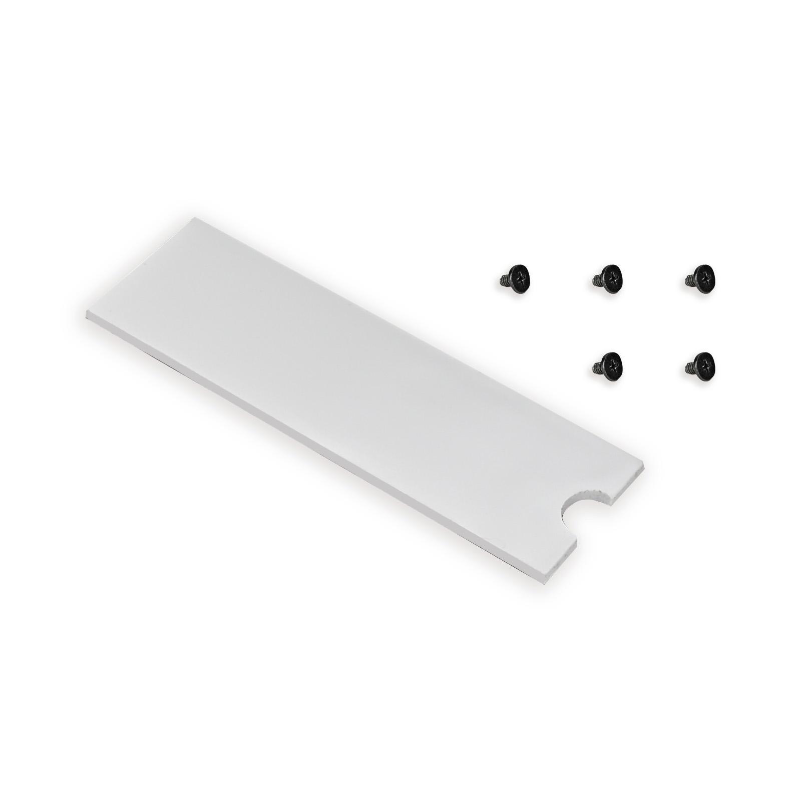A large main feature product image of SilverStone TP07 Ultra-Slim Aluminium M.2 SSD Cooling Kit