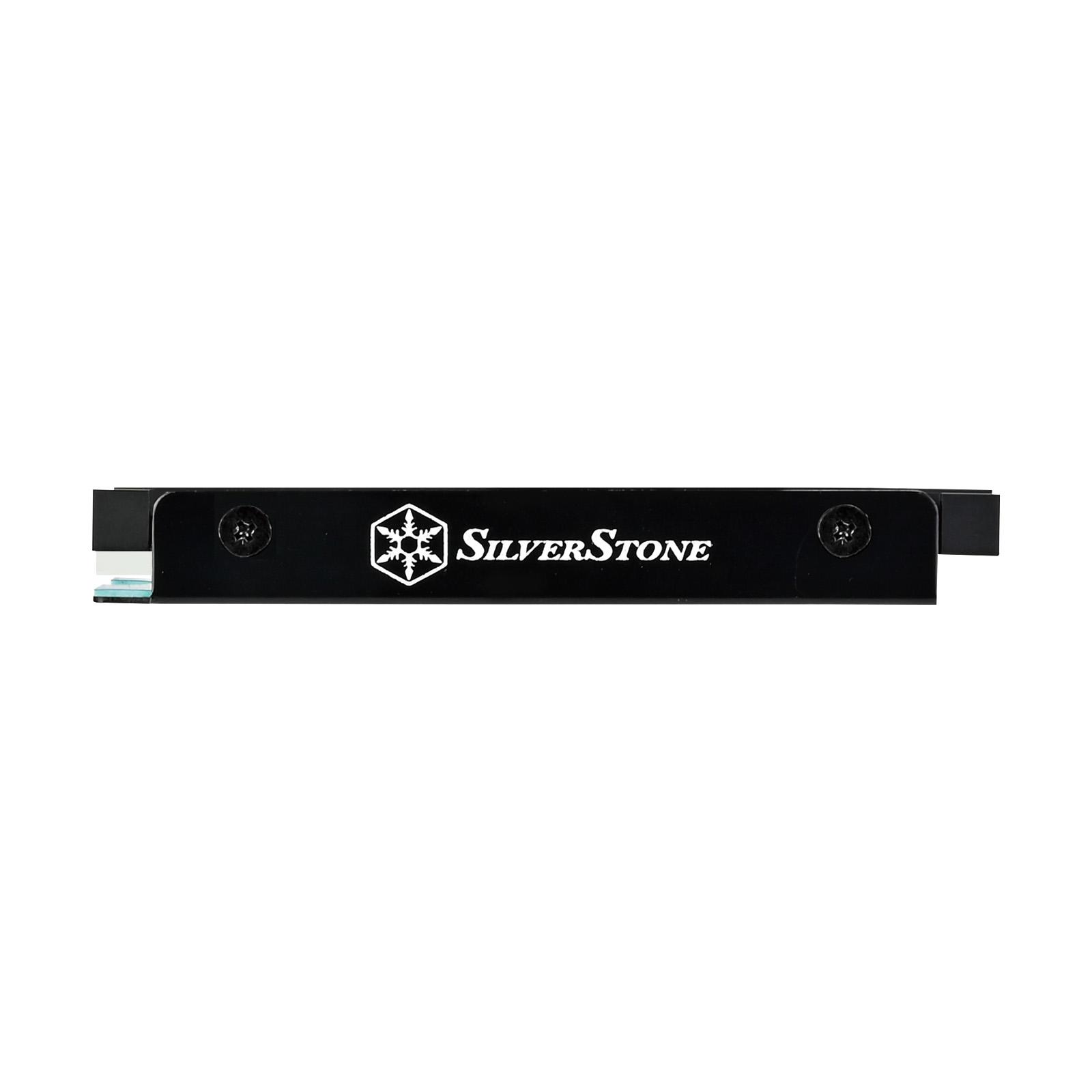 A large main feature product image of SilverStone TP07 Ultra-Slim Aluminium M.2 SSD Cooling Kit