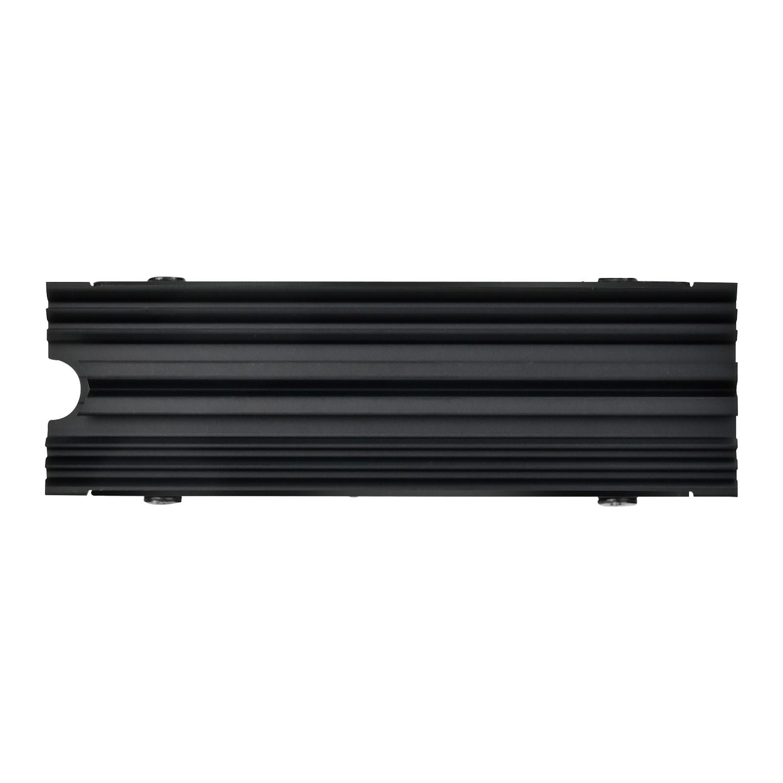 A large main feature product image of SilverStone TP07 Ultra-Slim Aluminium M.2 SSD Cooling Kit