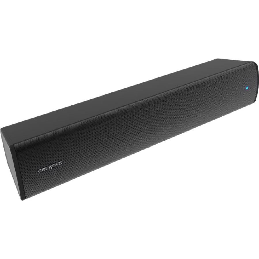 A large main feature product image of EX-DEMO Creative Stage AIR V2 Bluetooth Under-Monitor Speaker - Black