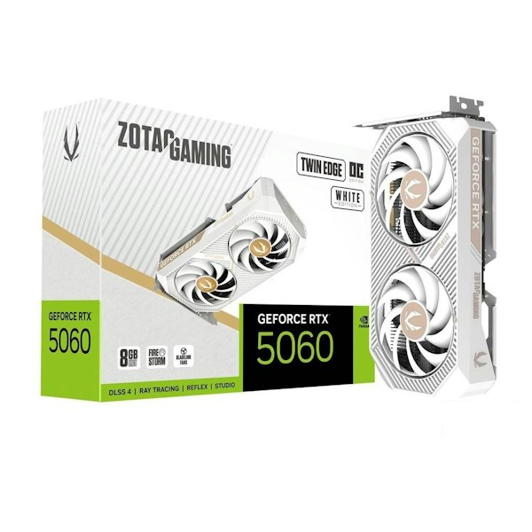 Zotac GAMING GeForce RTX 5060 Twin Edge OC 8GB GDDR7 (White)