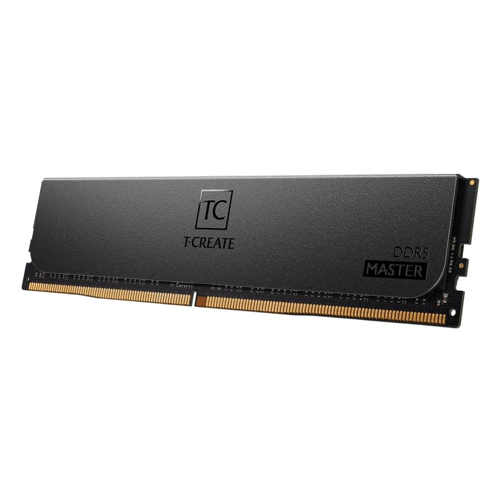 A large main feature product image of TeamGroup T-Create Master Workstation 96GB Kit (4x24GB) DDR5-6000 C32 ECC
