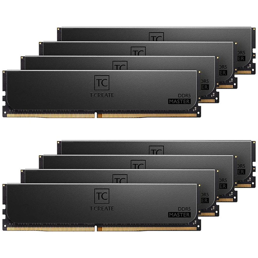 TeamGroup T-Create Master Workstation 192GB Kit (8x24GB) DDR5-6000 C32 ECC