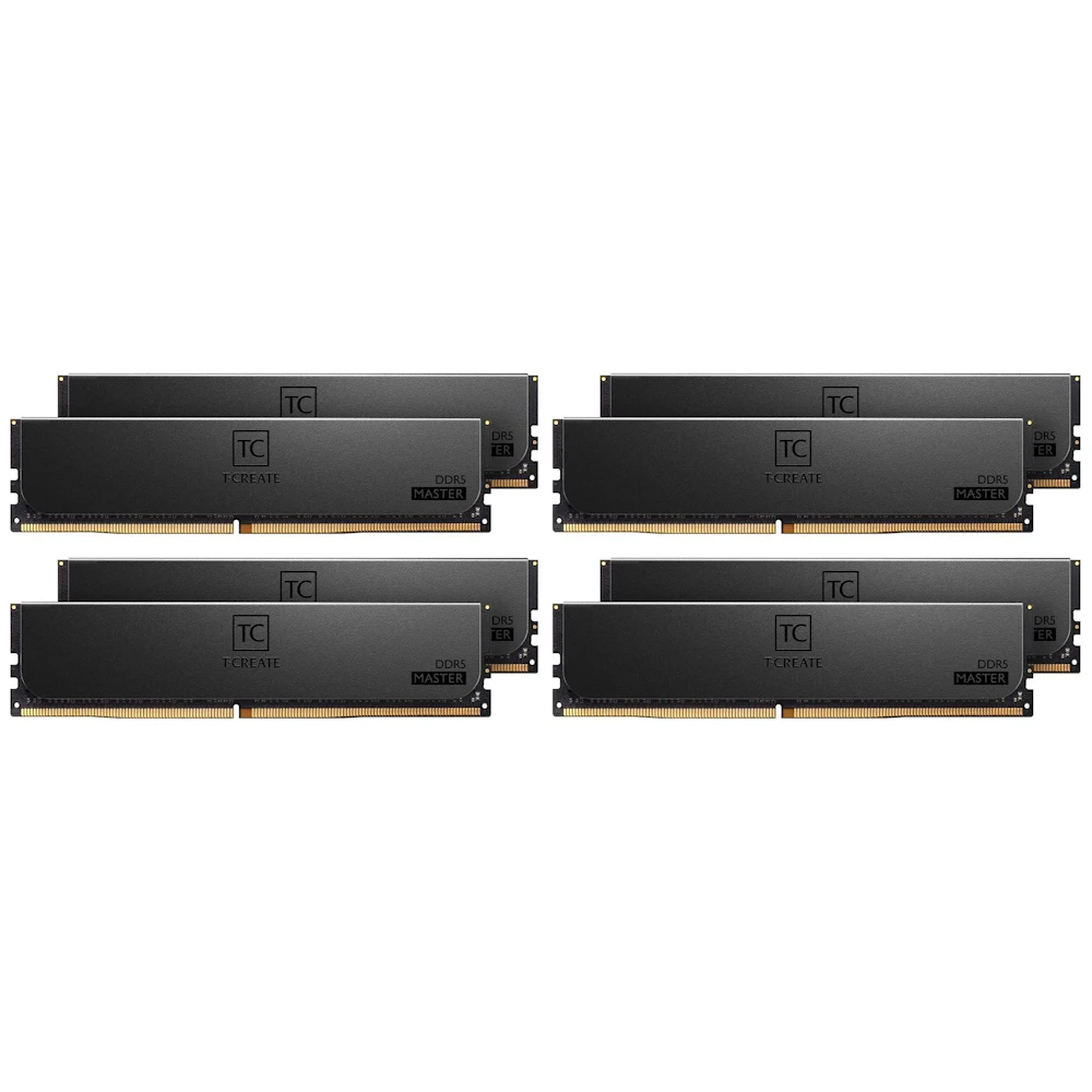 TeamGroup T-Create Master Workstation 384GB Kit (8x48GB) DDR5-6000 C30 ECC