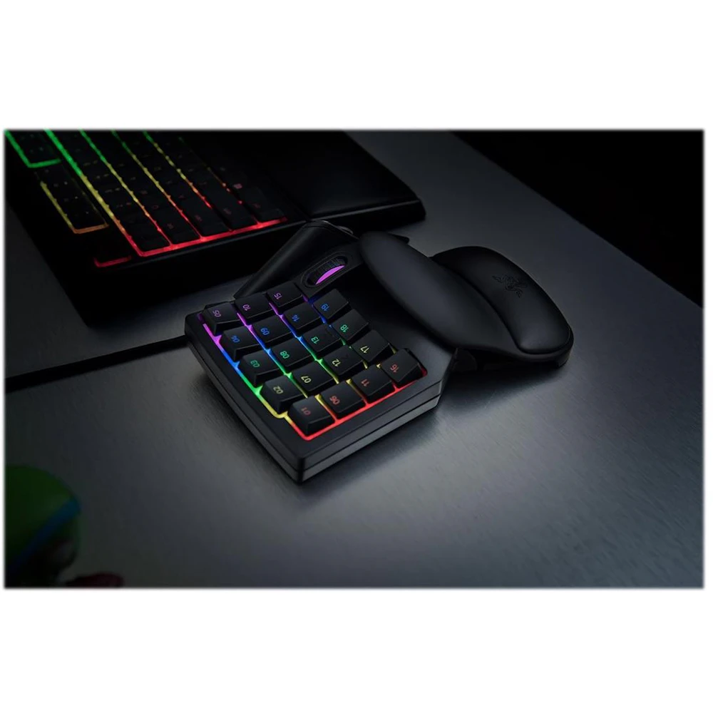 A large main feature product image of EX-DEMO Razer Tartarus Chroma V2 - USB Macro Gamepad (Mecha-Membrane Switch)