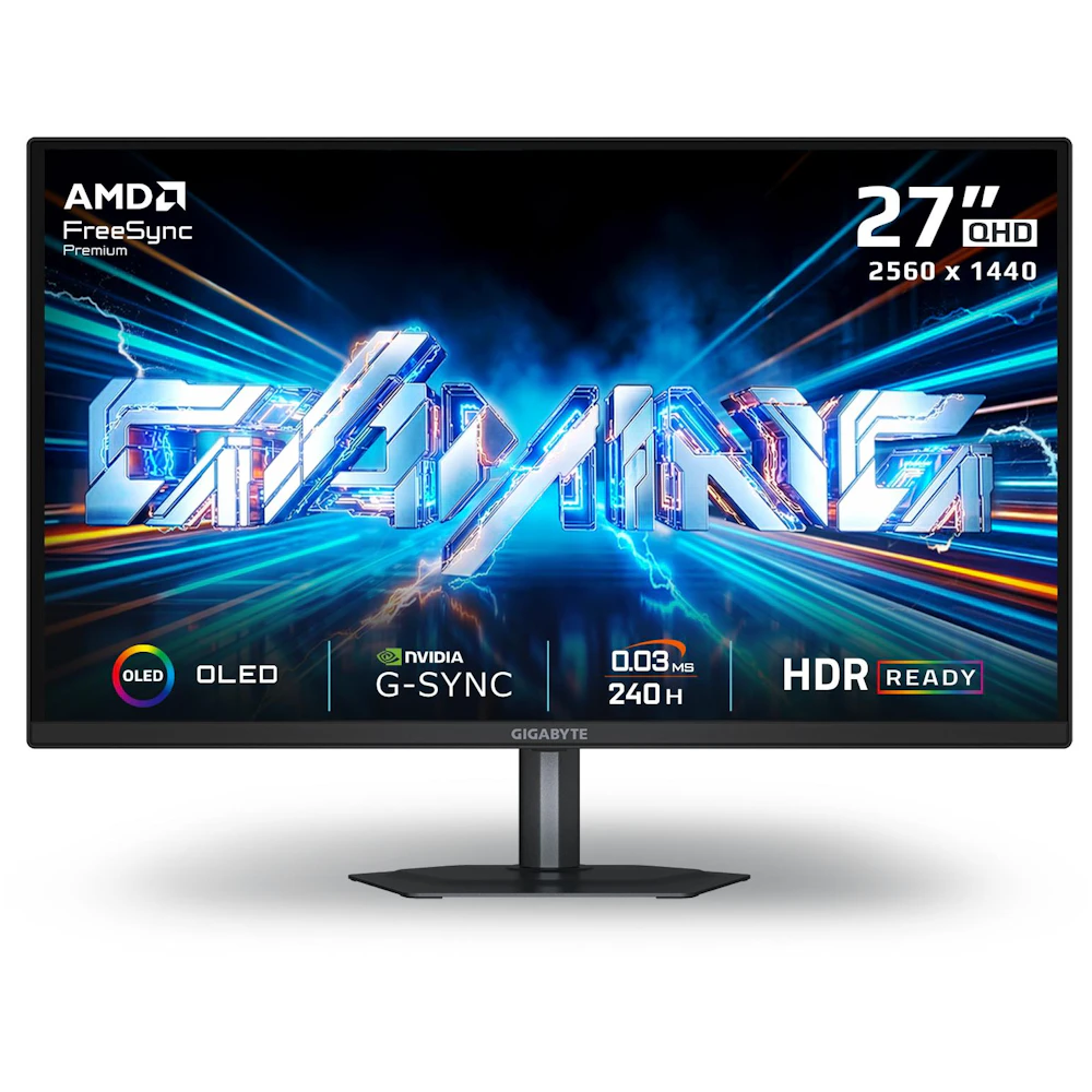 Gigabyte GO27Q24A QD-OLED - 27" 1440p 240Hz 0.03ms Gaming Monitor
