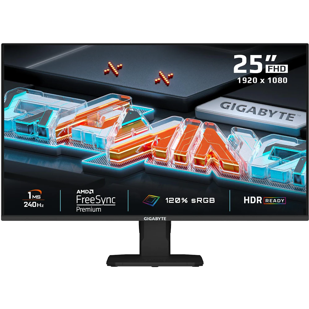 Gigabyte GS25F2A - 25" 1080p 240Hz IPS Gaming Monitor