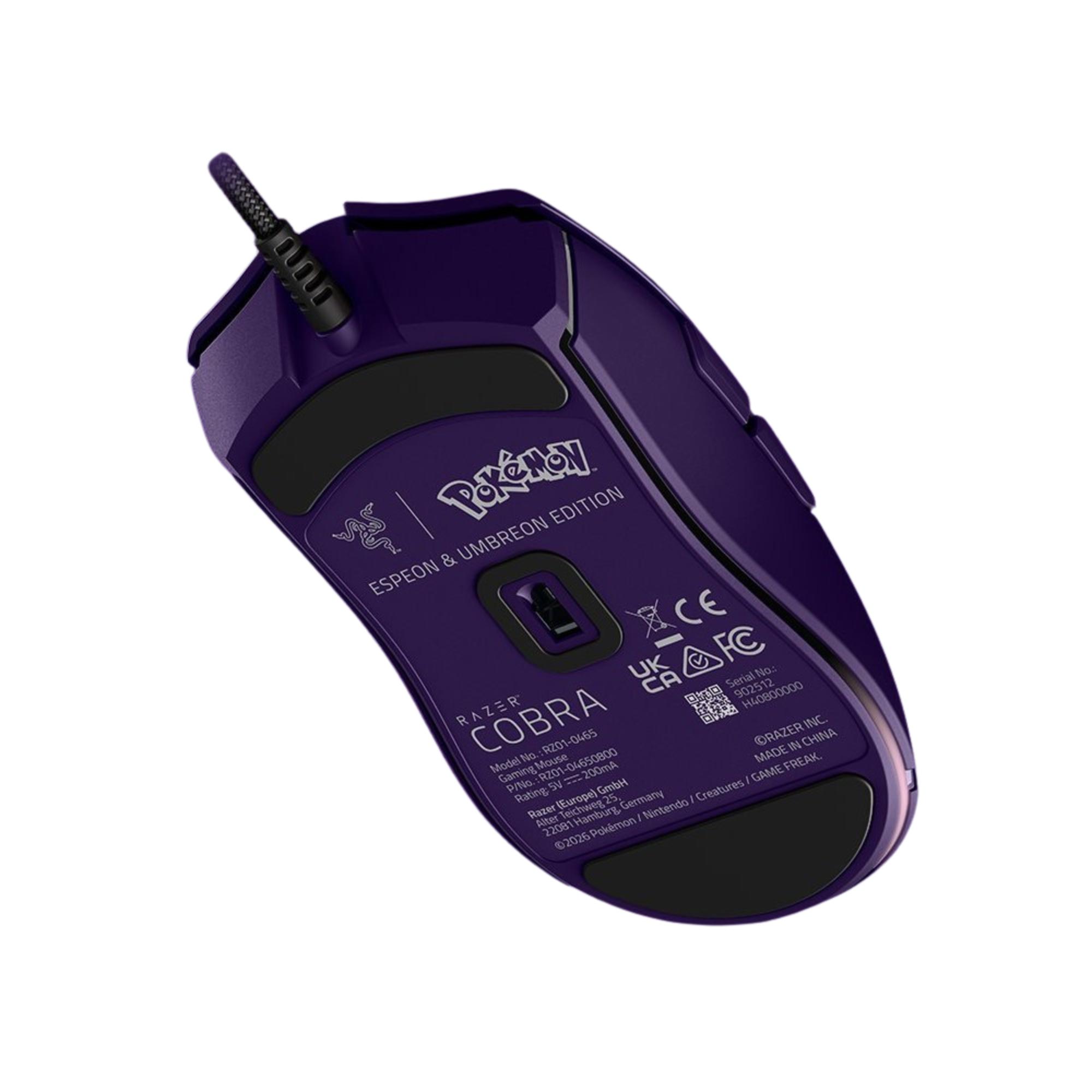A large main feature product image of Razer Cobra - Customizable Gaming Mouse - Espeon/Umbreon Edition