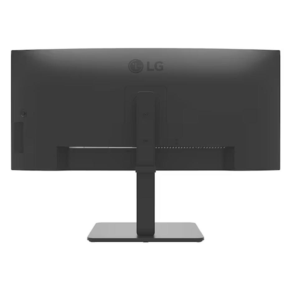 A large main feature product image of LG 34BA75QE-B - 34" Curved 1440p Ultrawide 60Hz IPS Monitor