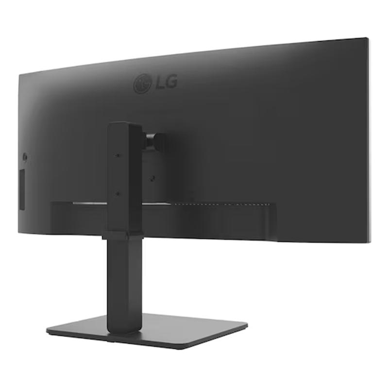 A large main feature product image of LG 34BA75QE-B - 34" Curved 1440p Ultrawide 60Hz IPS Monitor