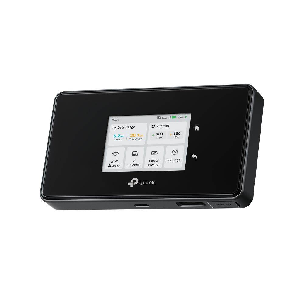 A large main feature product image of TP-Link M8550 5G AXE3600 Mobile Wi-Fi Router