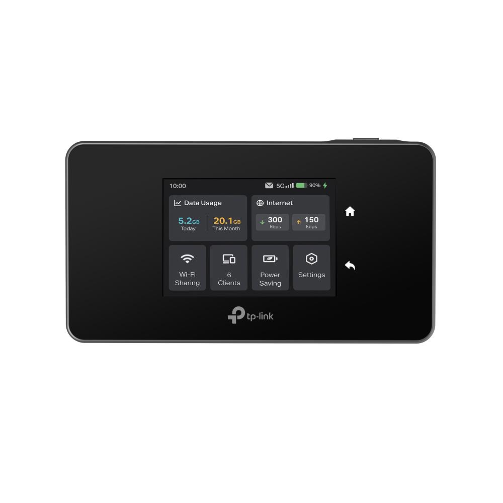 A large main feature product image of TP-Link M8550 5G AXE3600 Mobile Wi-Fi Router