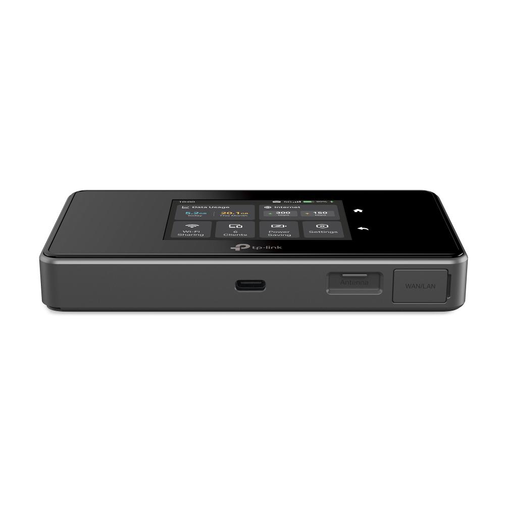 A large main feature product image of TP-Link M8550 5G AXE3600 Mobile Wi-Fi Router