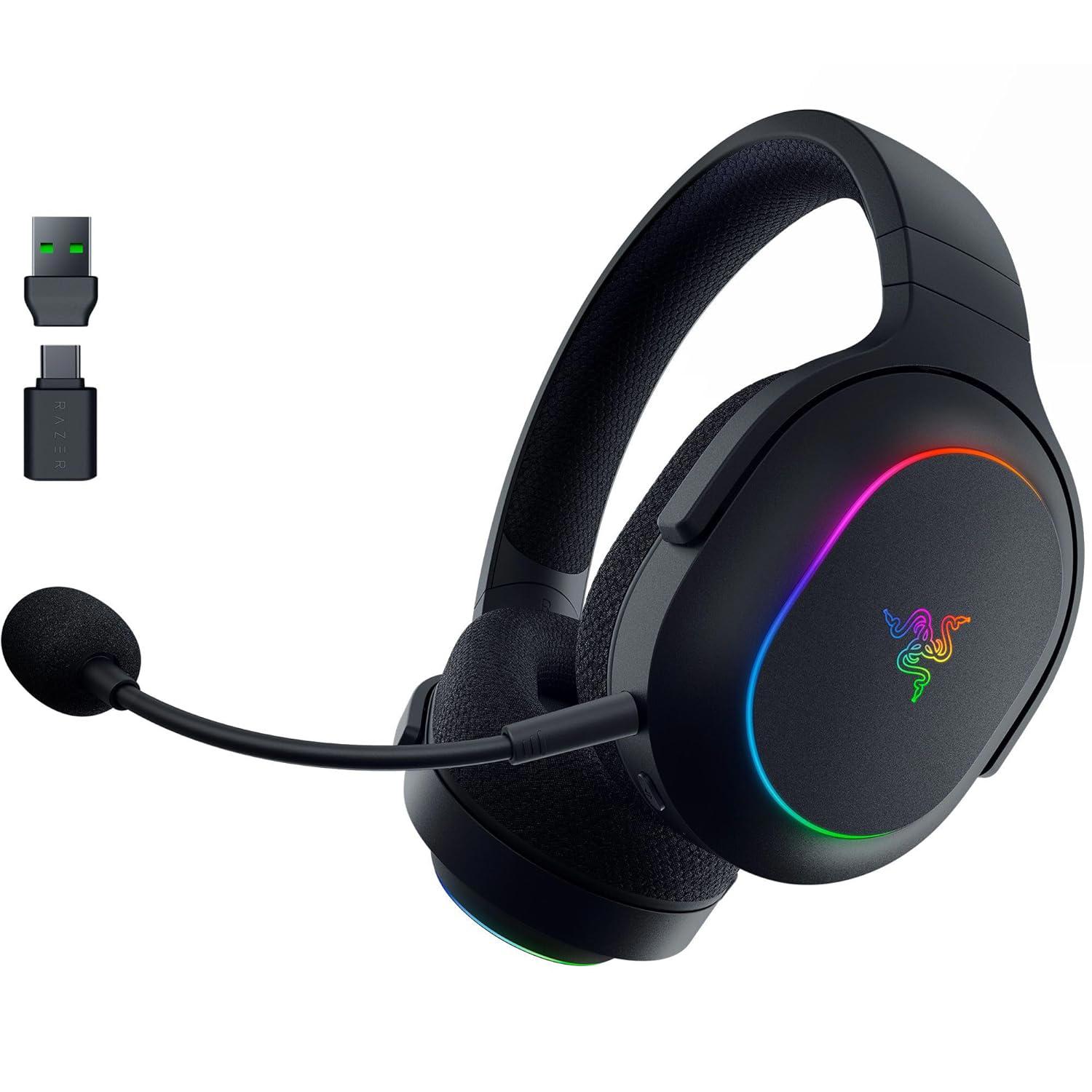 A large main feature product image of Razer Barracuda X Chroma - Wireless Multi-Platform Gaming and Mobile Headset - Black