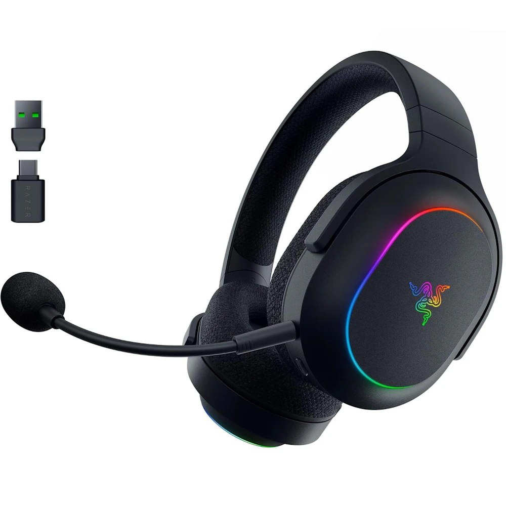 Razer Barracuda X Chroma - Wireless Multi-Platform Gaming and Mobile Headset - Black