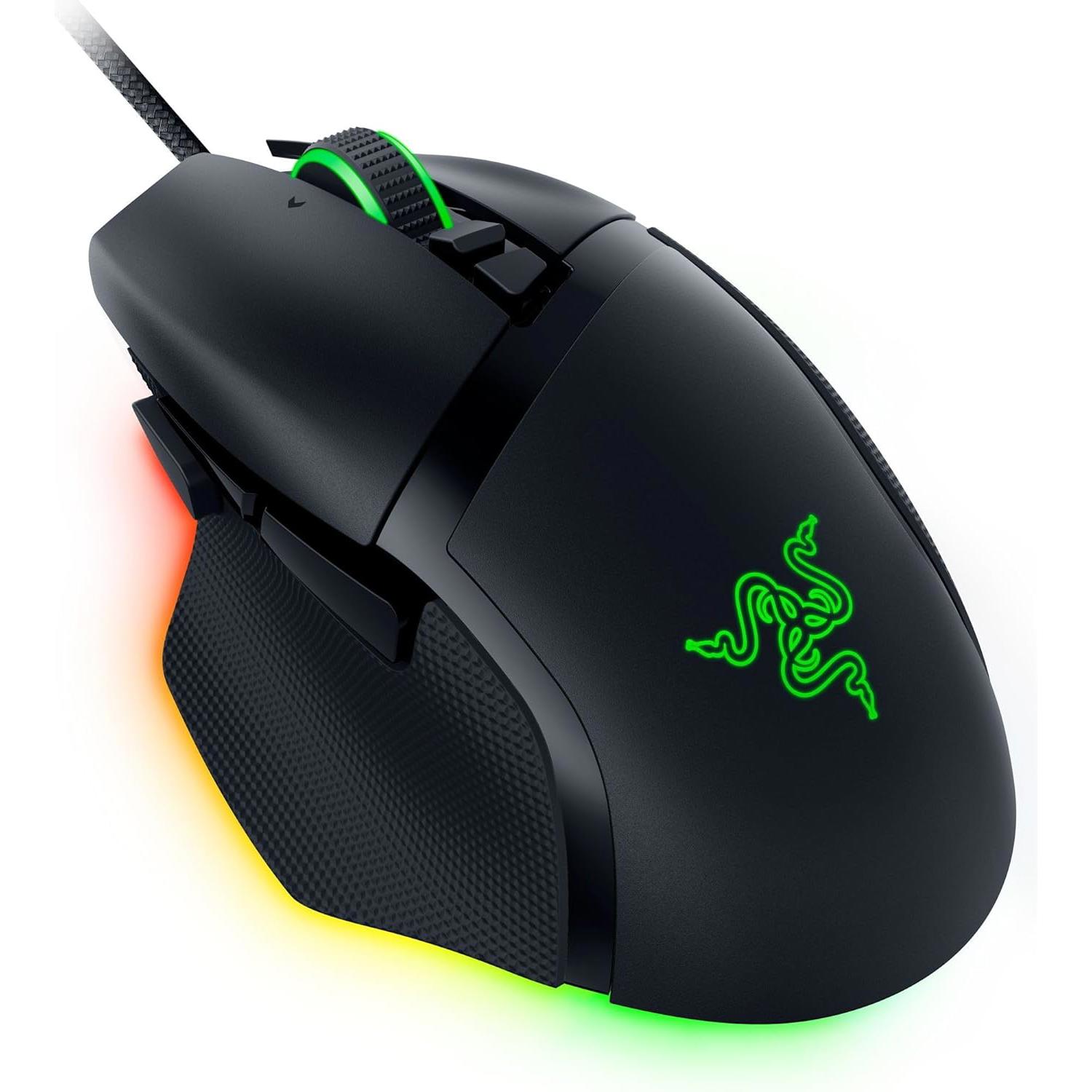 A large main feature product image of Razer Basilisk V3 35K - Ergonomic Wired Gaming Mouse