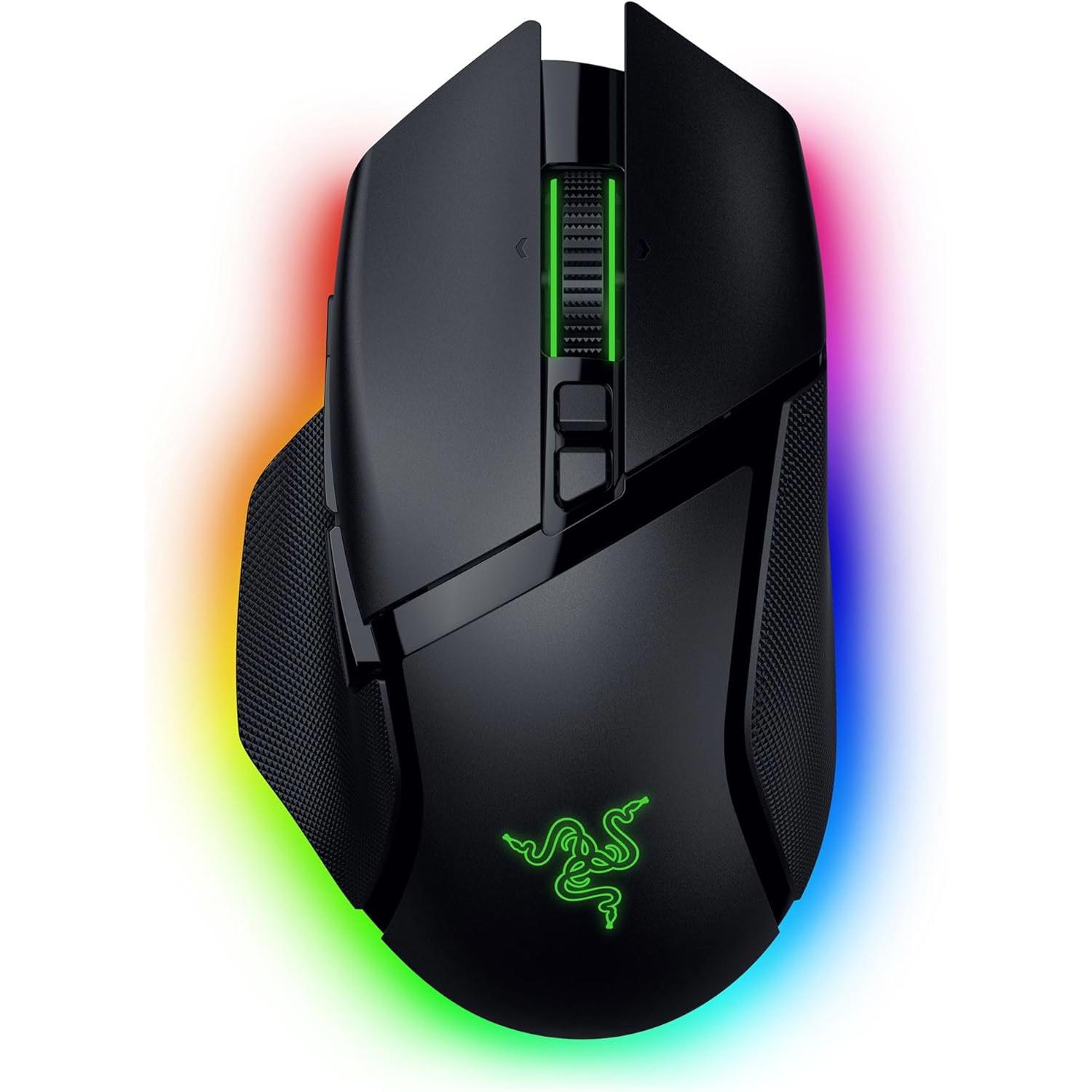 A large main feature product image of Razer Basilisk V3 Pro 35K - Ergonomic Wireless Gaming Mouse