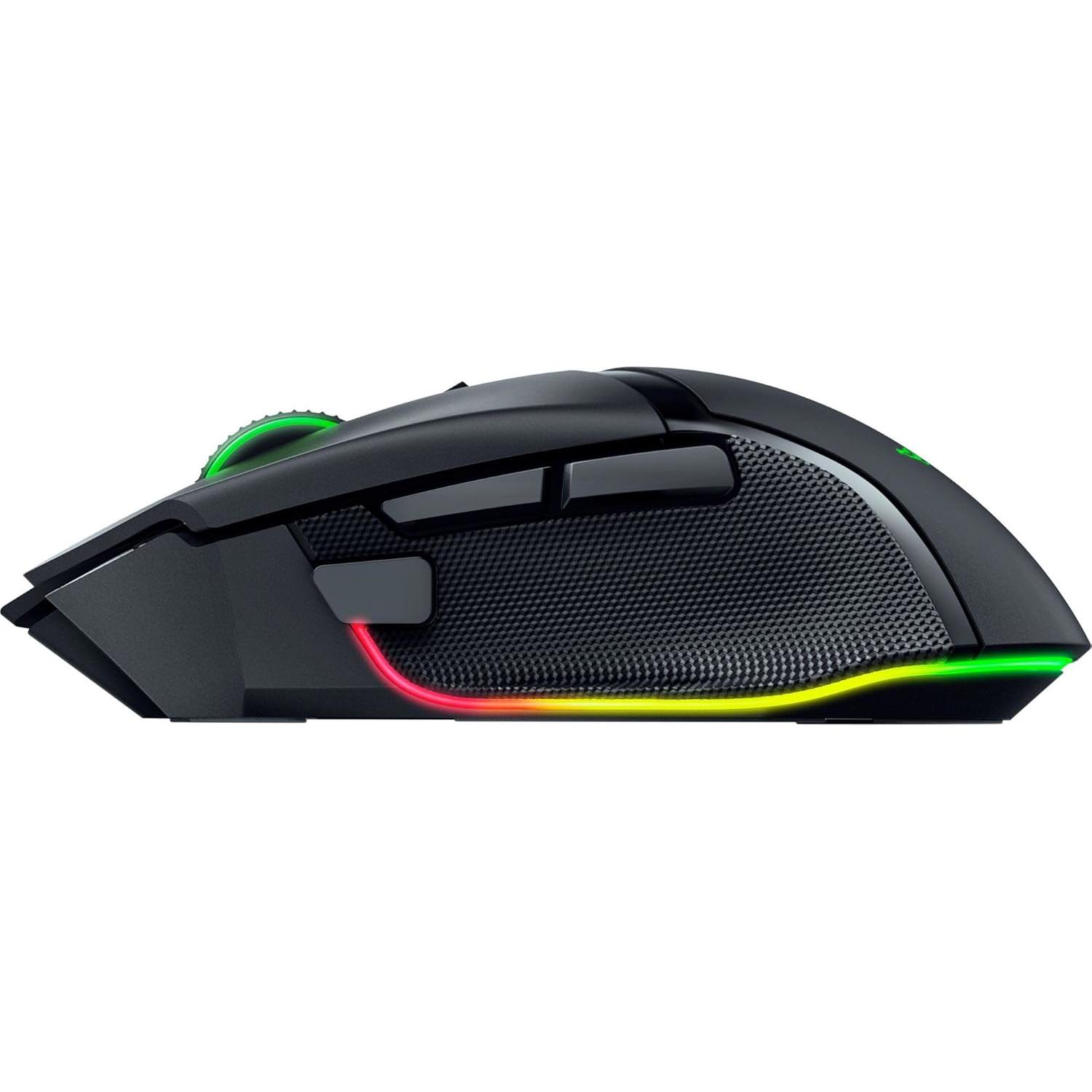 A large main feature product image of Razer Basilisk V3 Pro 35K - Ergonomic Wireless Gaming Mouse