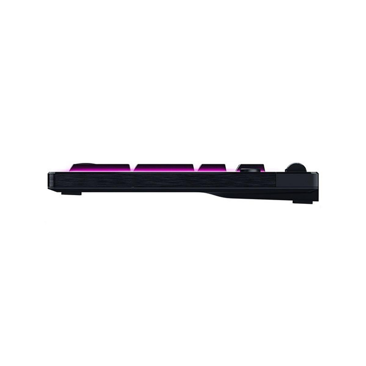 A large main feature product image of Razer BlackWidow V4 Low-profile Tenkeyless HyperSpeed - Wireless Low-profile Mechanical Gaming Keyboard (Yellow Linear Switch)