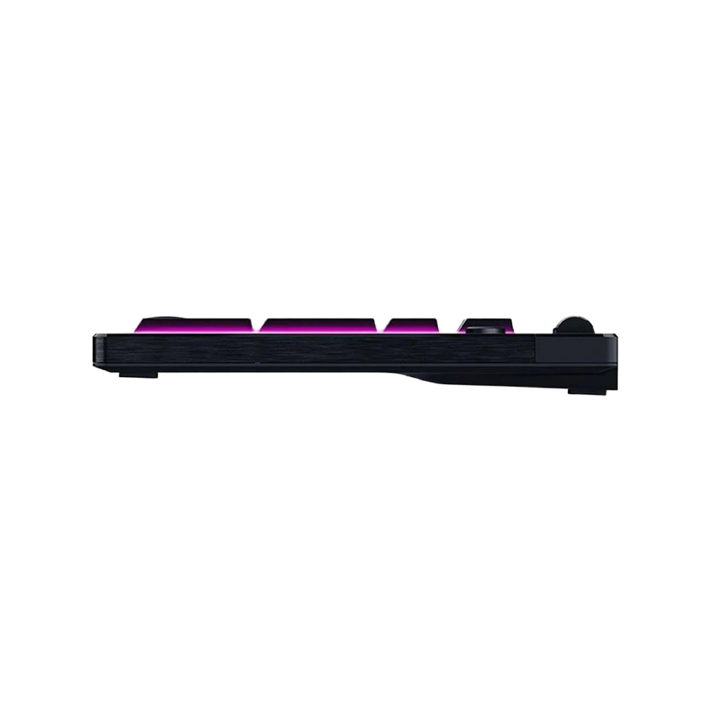 A large main feature product image of Razer BlackWidow V4 Low-profile Tenkeyless HyperSpeed - Wireless Low-profile Mechanical Gaming Keyboard (Yellow Linear Switch)