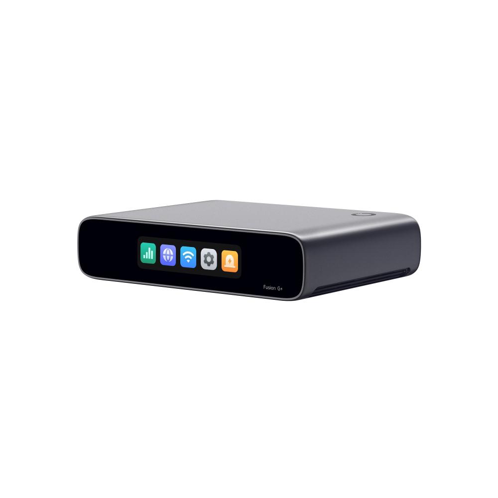 A large main feature product image of TP-Link Omada Fusion G+ 2.5GbE Gateway