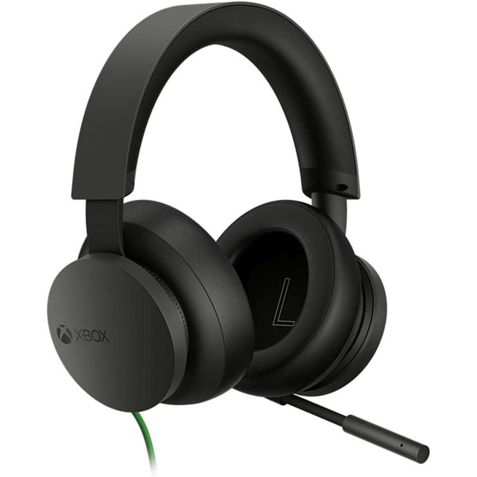 A large main feature product image of EX-DEMO XBOX Wired Stereo Headset