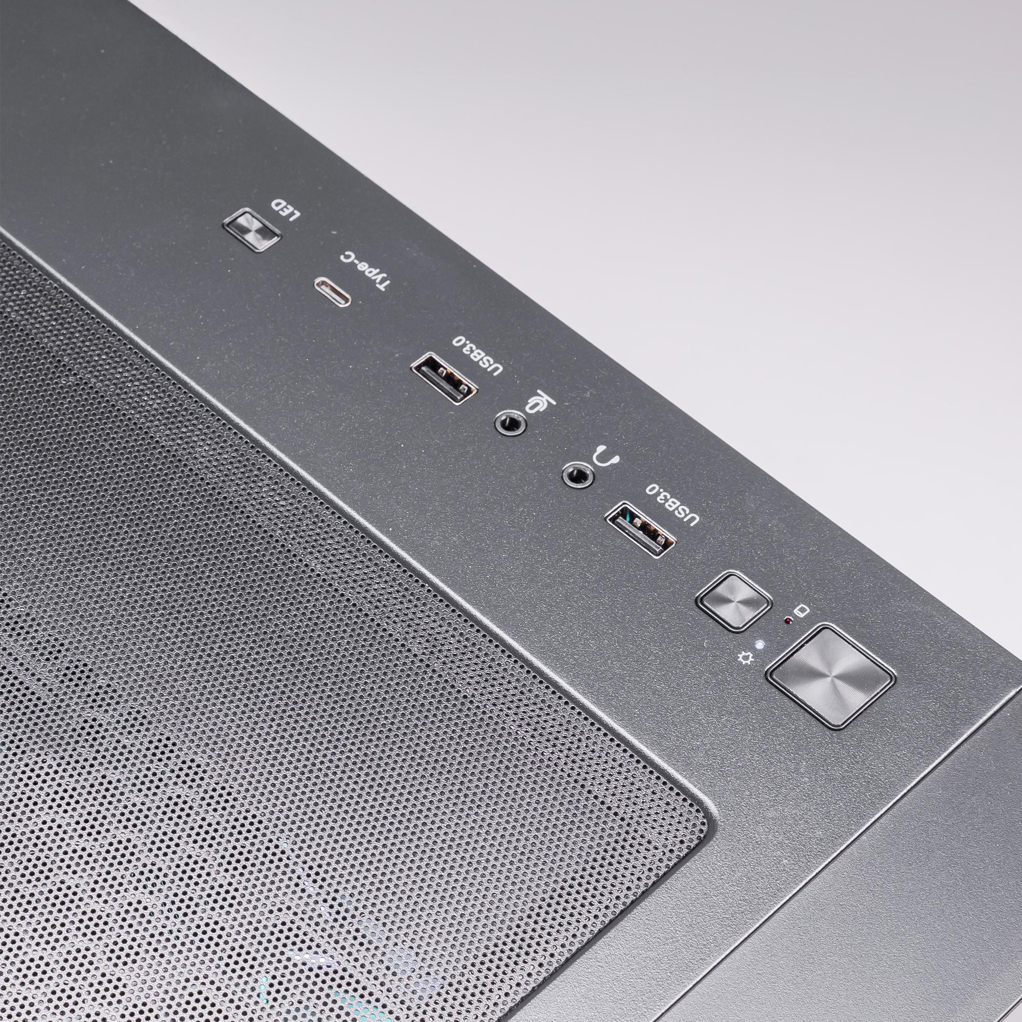 A large main feature product image of PLE Celestial RTX 5080 Prebuilt Ready To Go Gaming PC