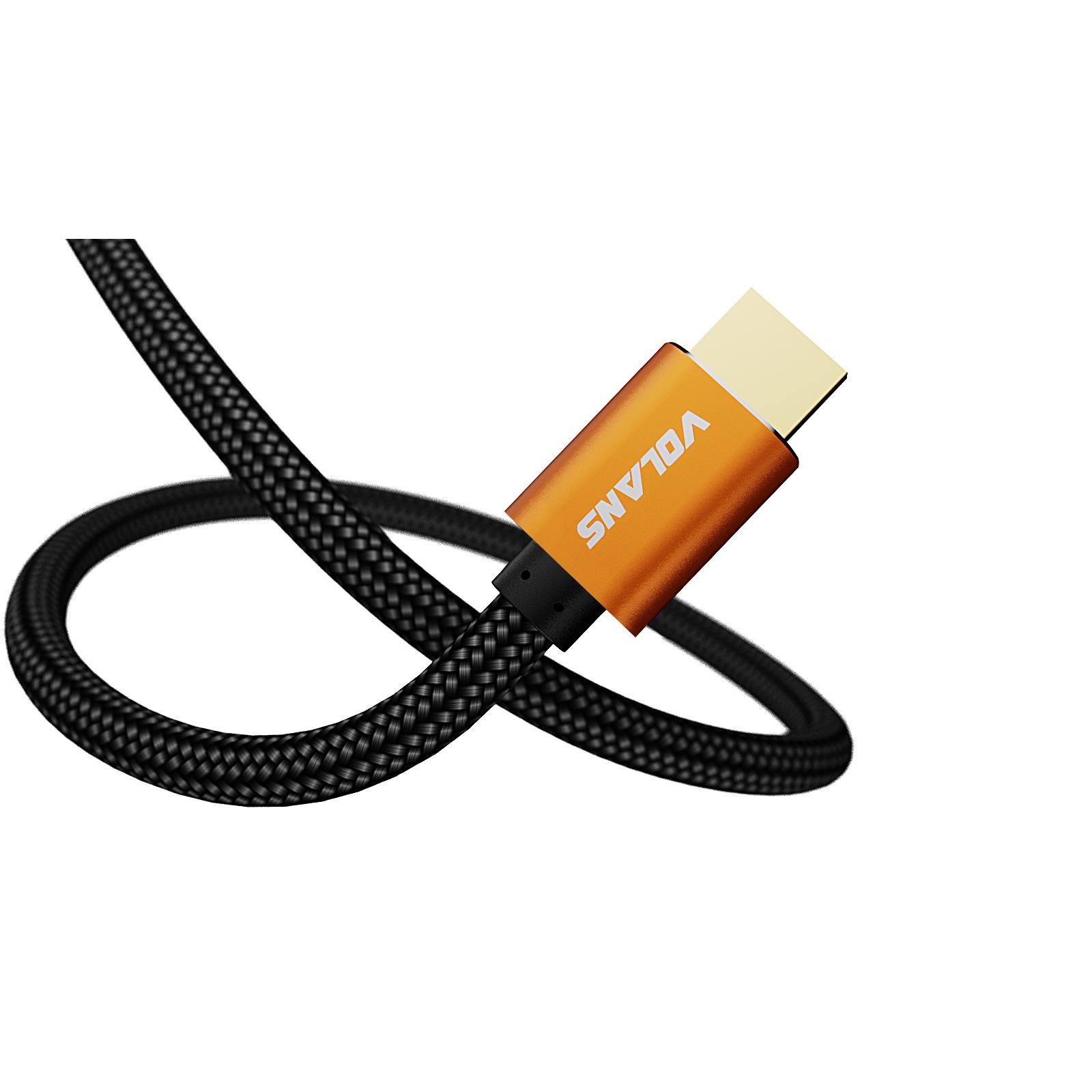 A large main feature product image of VOLANS Ultra 4K HDMI to HDMI Cable V2.0 - 3m