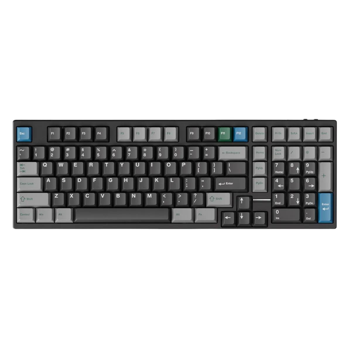 A large main feature product image of Qwertykeys x Neo Studio Neo98 Prebuilt Wireless Mechanical Keyboard (Anodized Black)