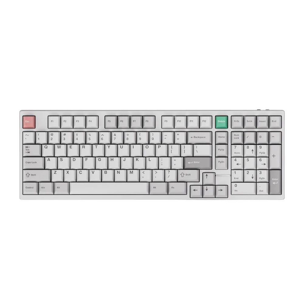 Qwertykeys x Neo Studio Neo98 Prebuilt Wireless Mechanical Keyboard (Spray-coated White)
