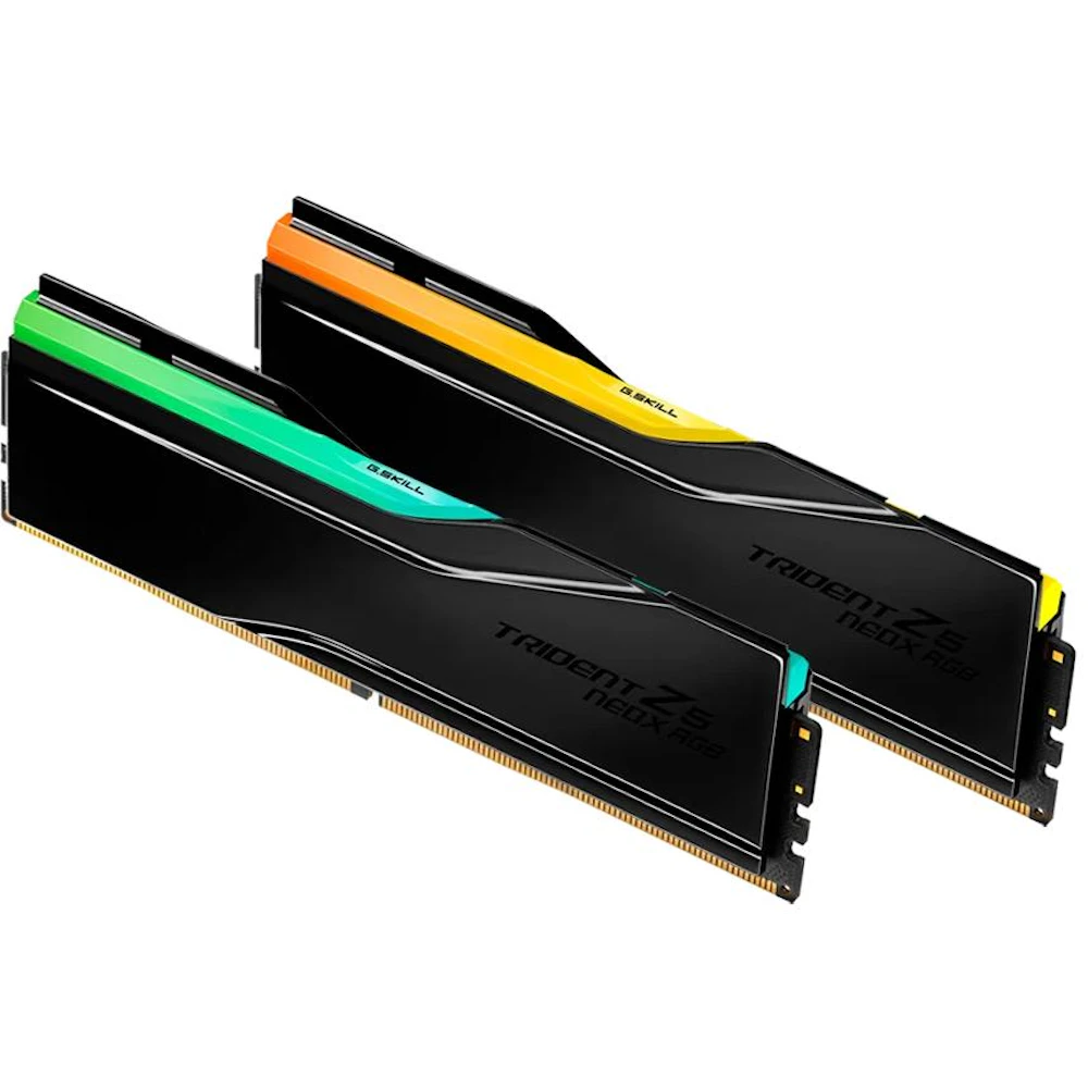 G.Skill Trident Z5 NeoX RGB 32GB Kit (2x16GB) EXPO ULL DDR5-6000 C26 - Glossy Black