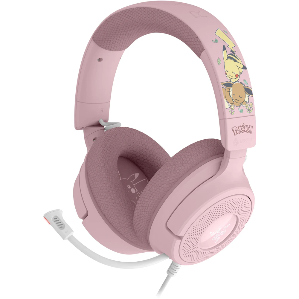 Razer Kraken V4 X - Wired Gaming Headset - Pokémon Pikachu/Eevee Edition