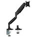 A product image of EX-DEMO Brateck Super Heavy-Duty Gas Spring Monitor Arm Fits Most 17"-45" Monitors - Matte Black