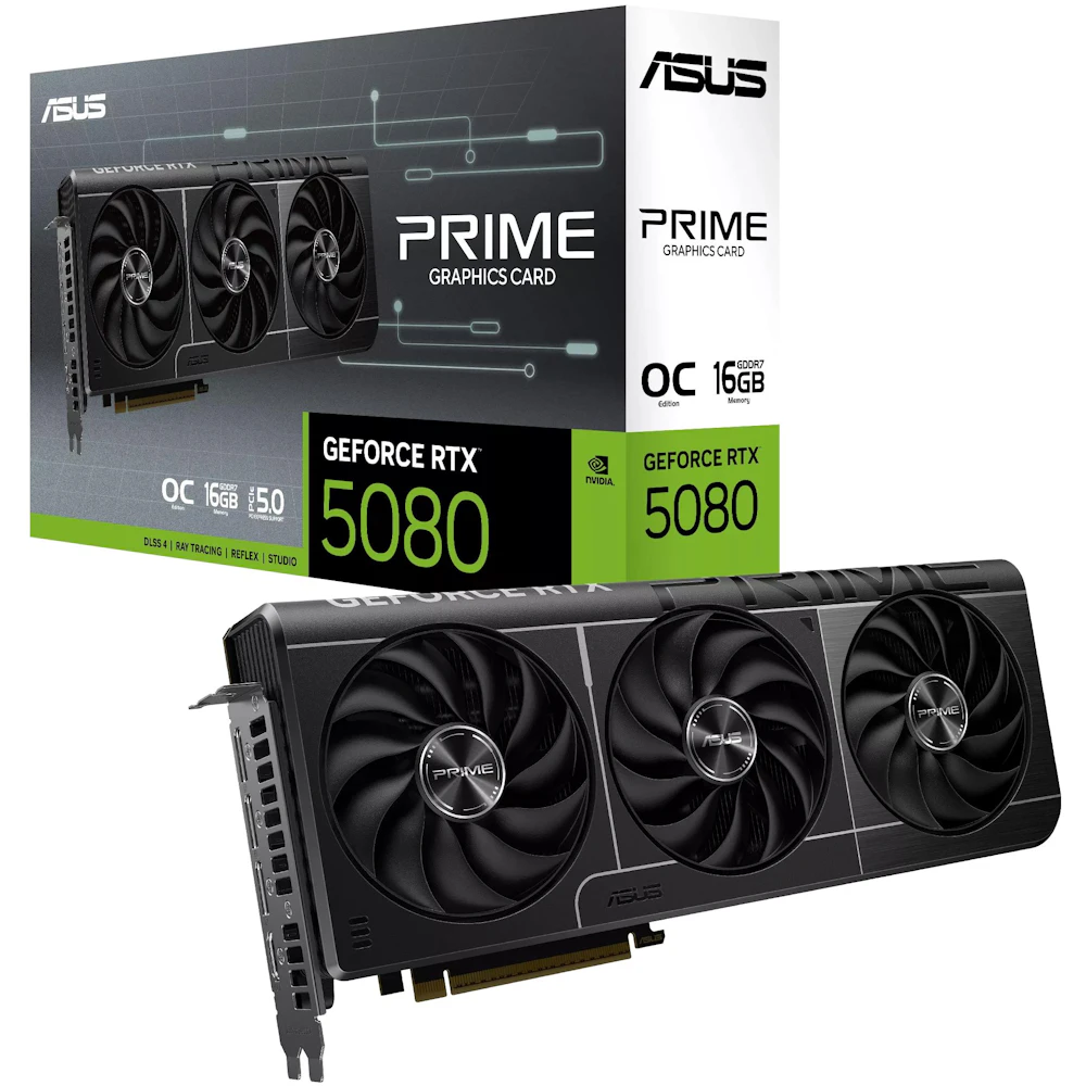 ASUS GeForce RTX 5080 PRIME EVO OC 16GB GDDR7