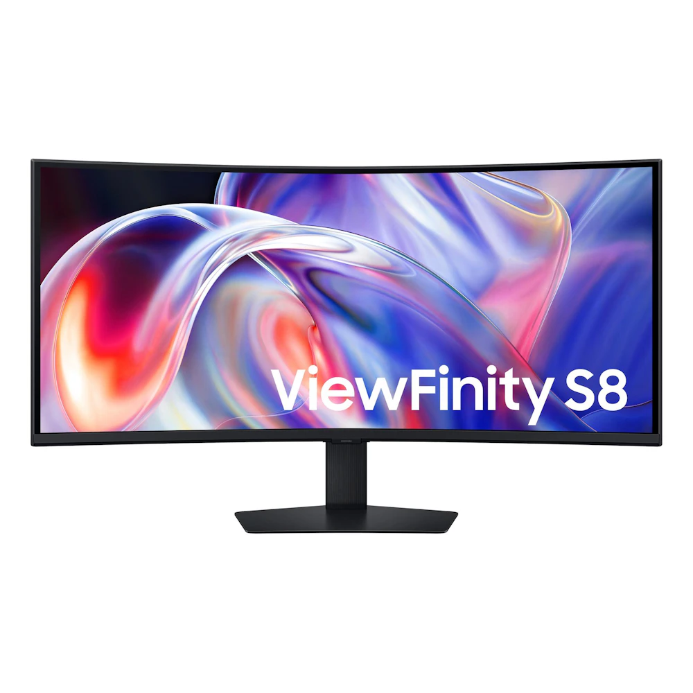 A large main feature product image of Samsung ViewFinity S85TH - 40" Curved 5K2K 2160p 144Hz VA Professional Monitor