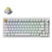 A product image of Keychron J2 QMK Wireless Mechanical Keyboard - White (Apex Banana Switch)