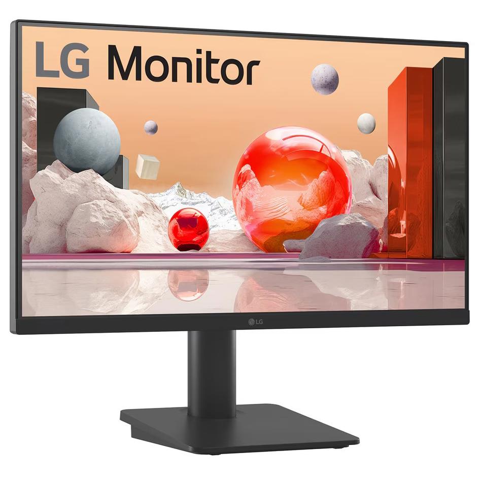 A large main feature product image of LG 24MS570B-B - 24" 1080p 100Hz IPS Monitor with USB-C