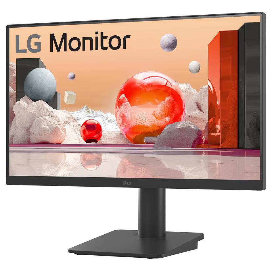 A large main feature product image of LG 24MS570B-B - 24" 1080p 100Hz IPS Monitor with USB-C