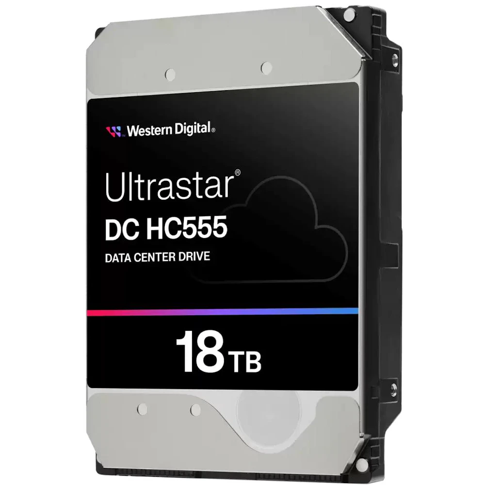 WD Ultrastar DC HC555 3.5" Data Center SAS HDD - 18TB 512MB SE