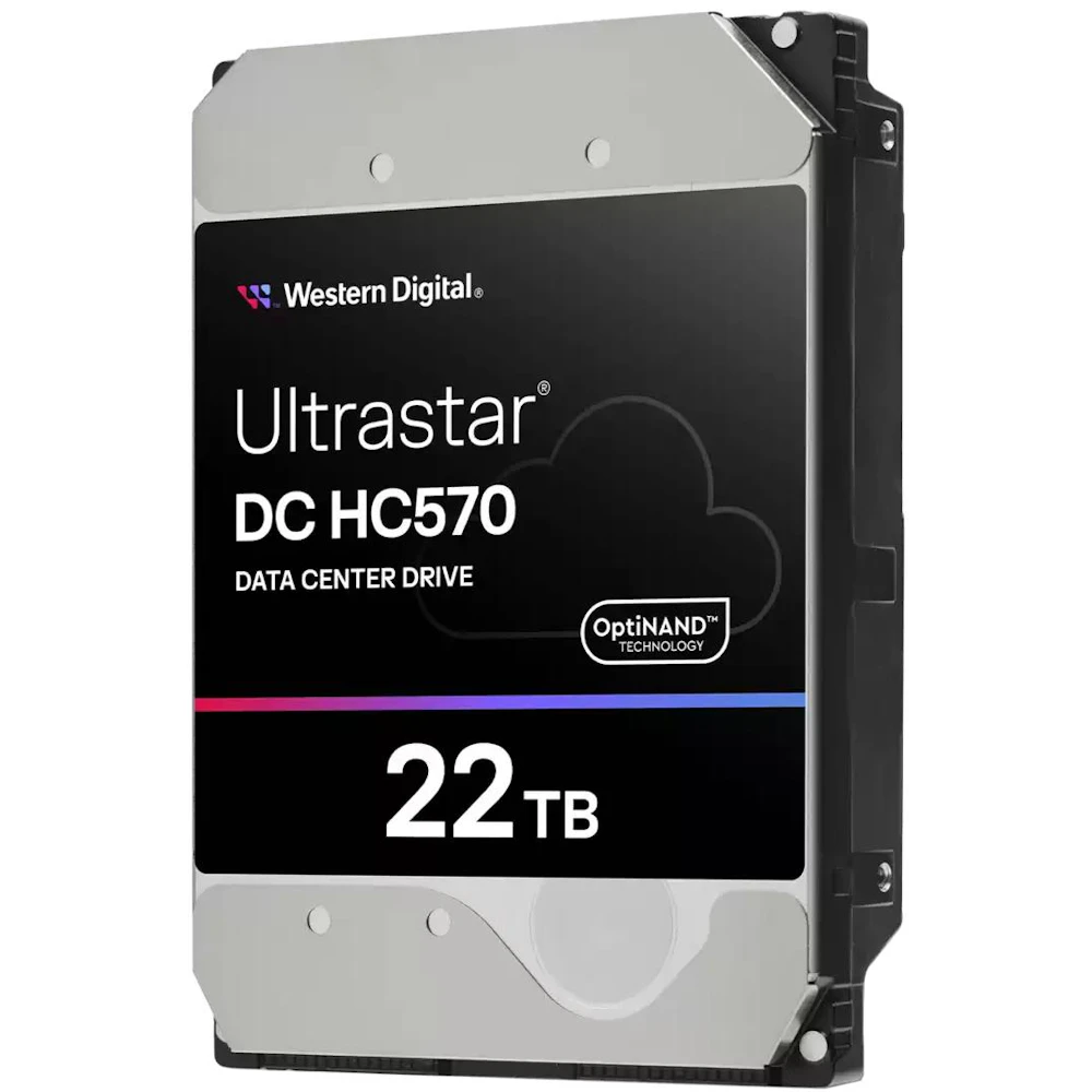 WD Ultrastar DC HC570 3.5" Data Center SAS HDD - 22TB 512MB TCG