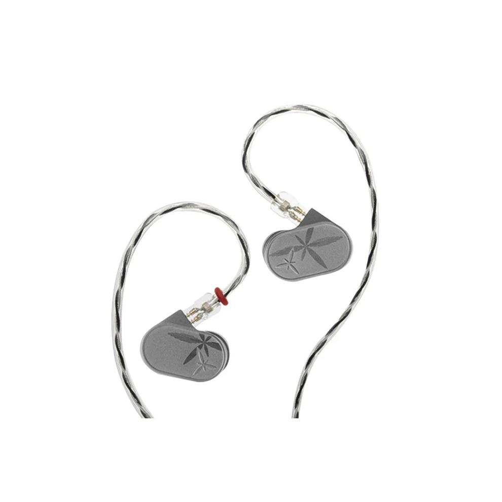 A large main feature product image of Moondrop LAN II POP Dynamic Wired IEM In-Ear Monitor Headphones - Silver