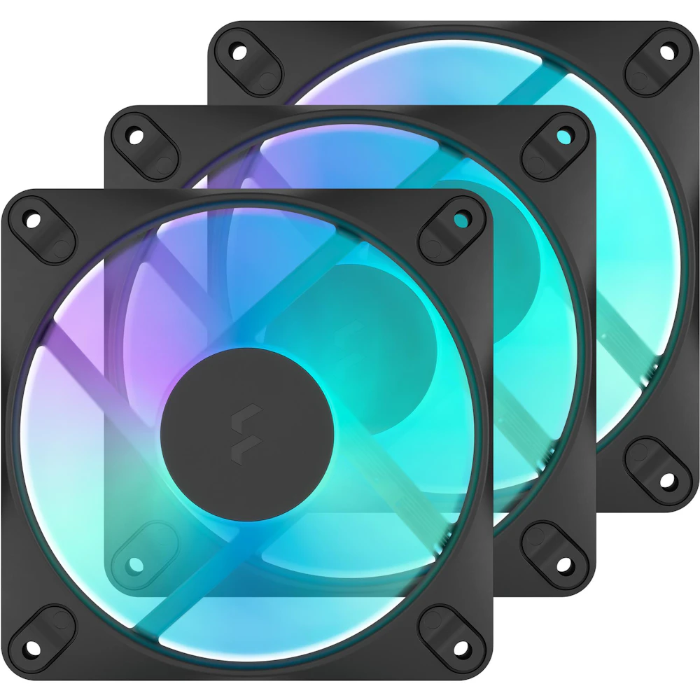 Fractal Design Dynamic 3 120mm ARGB PWM Fan 3-Pack (Black)