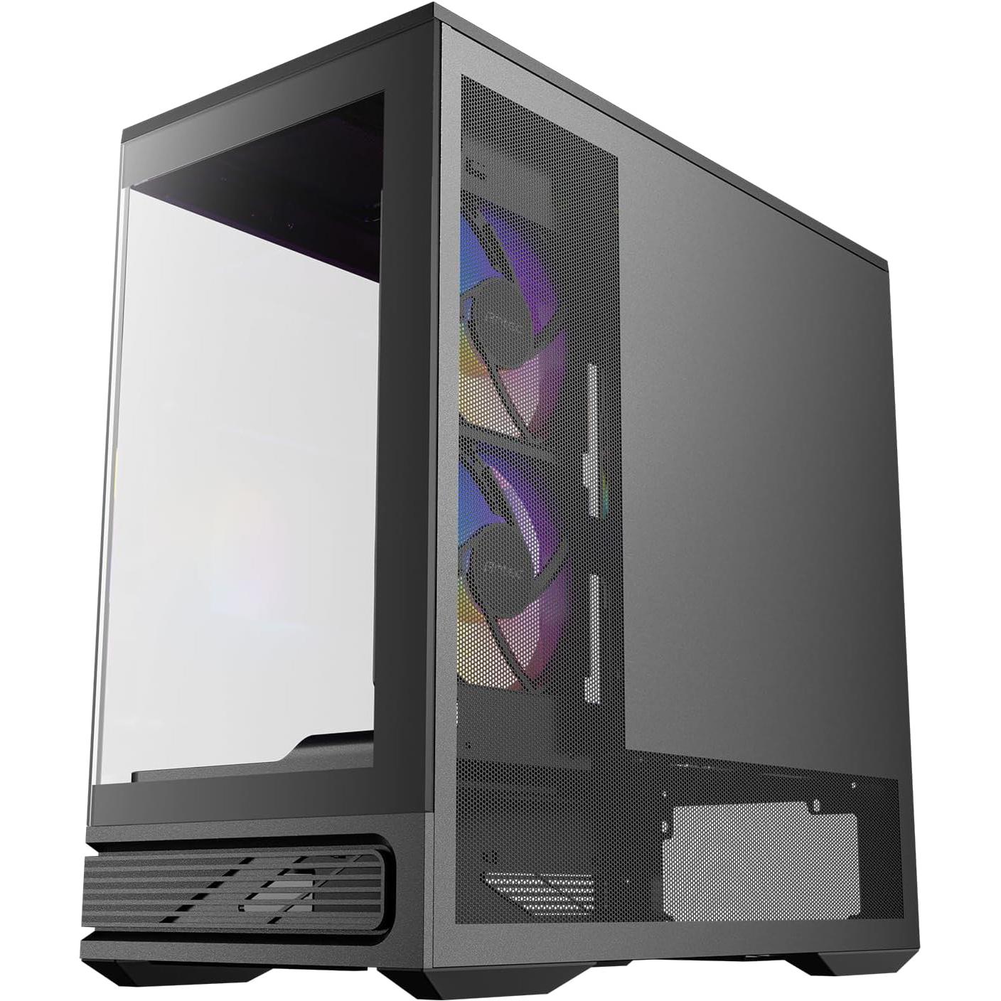 A large main feature product image of Antec C2M ARGB - Tempered Glass Mid Tower Case (Black)