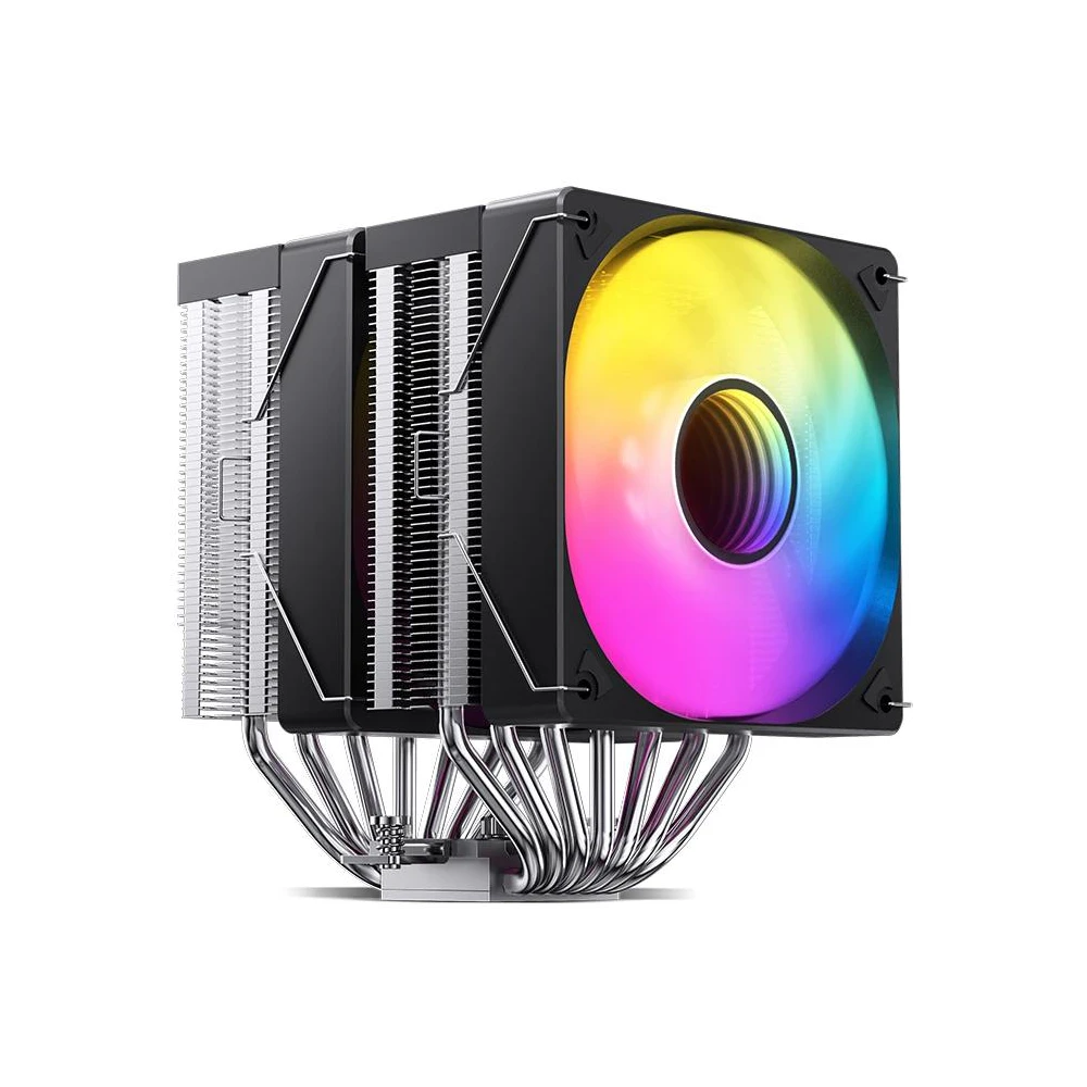 A large main feature product image of EX-DEMO Jonsbo CR-3000 ARGB Dual-Tower CPU Cooler (Black)