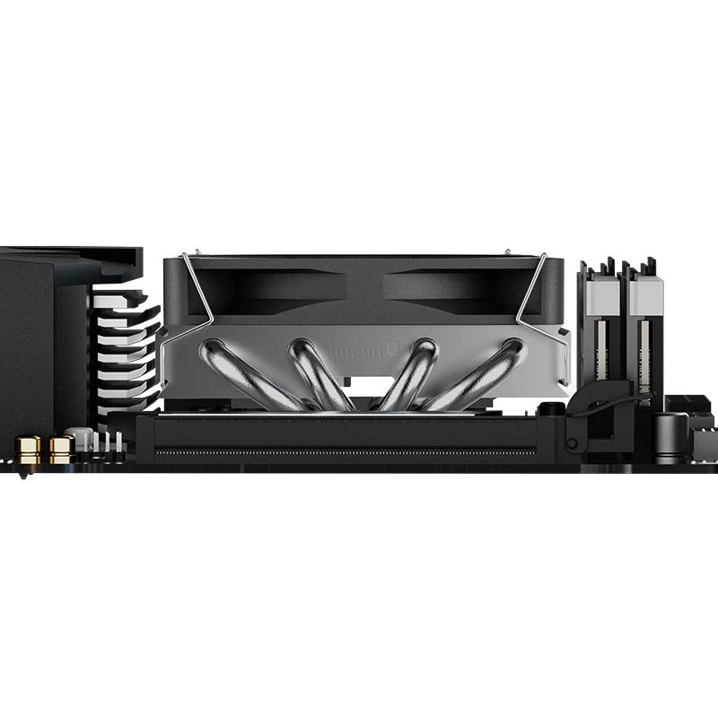 A large main feature product image of EX-DEMO Jonsbo HP-400S 36.7mm Low Profile CPU Cooler (Black)