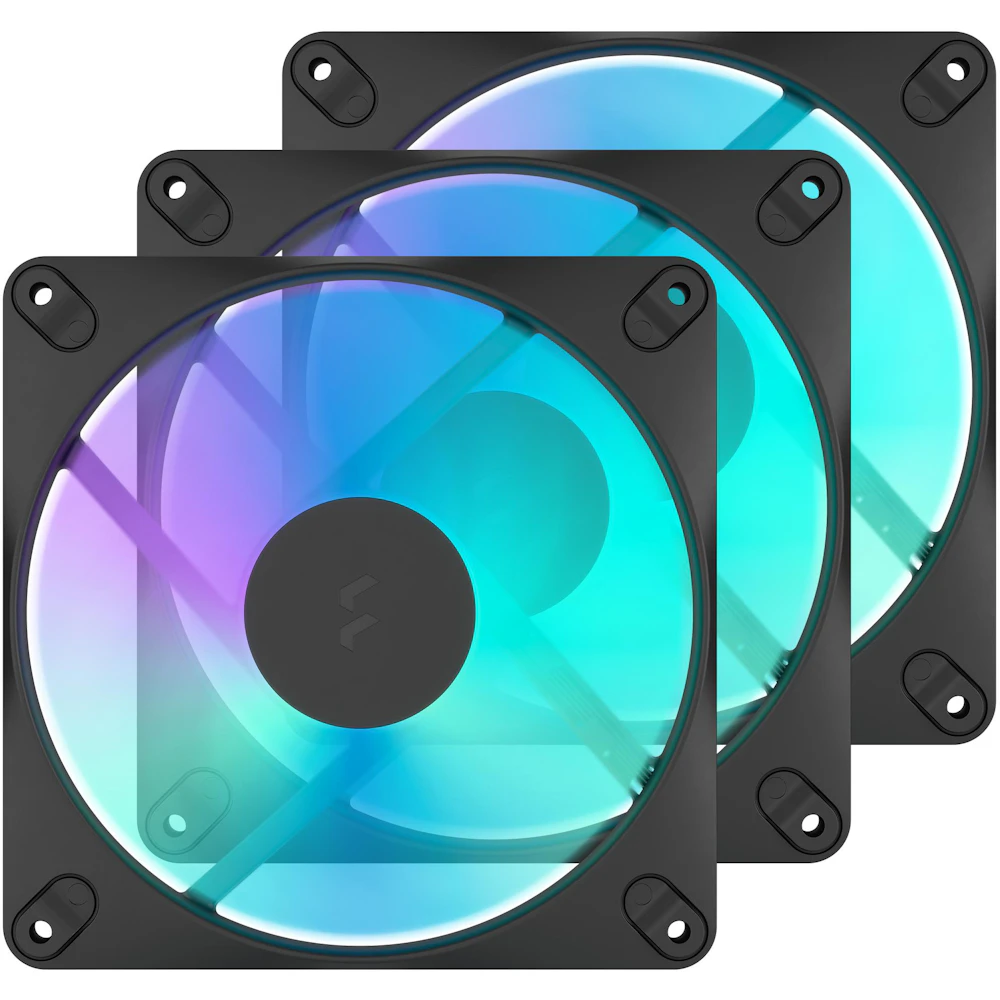Fractal Design Dynamic 3 140mm ARGB PWM Fan 3-Pack (Black)