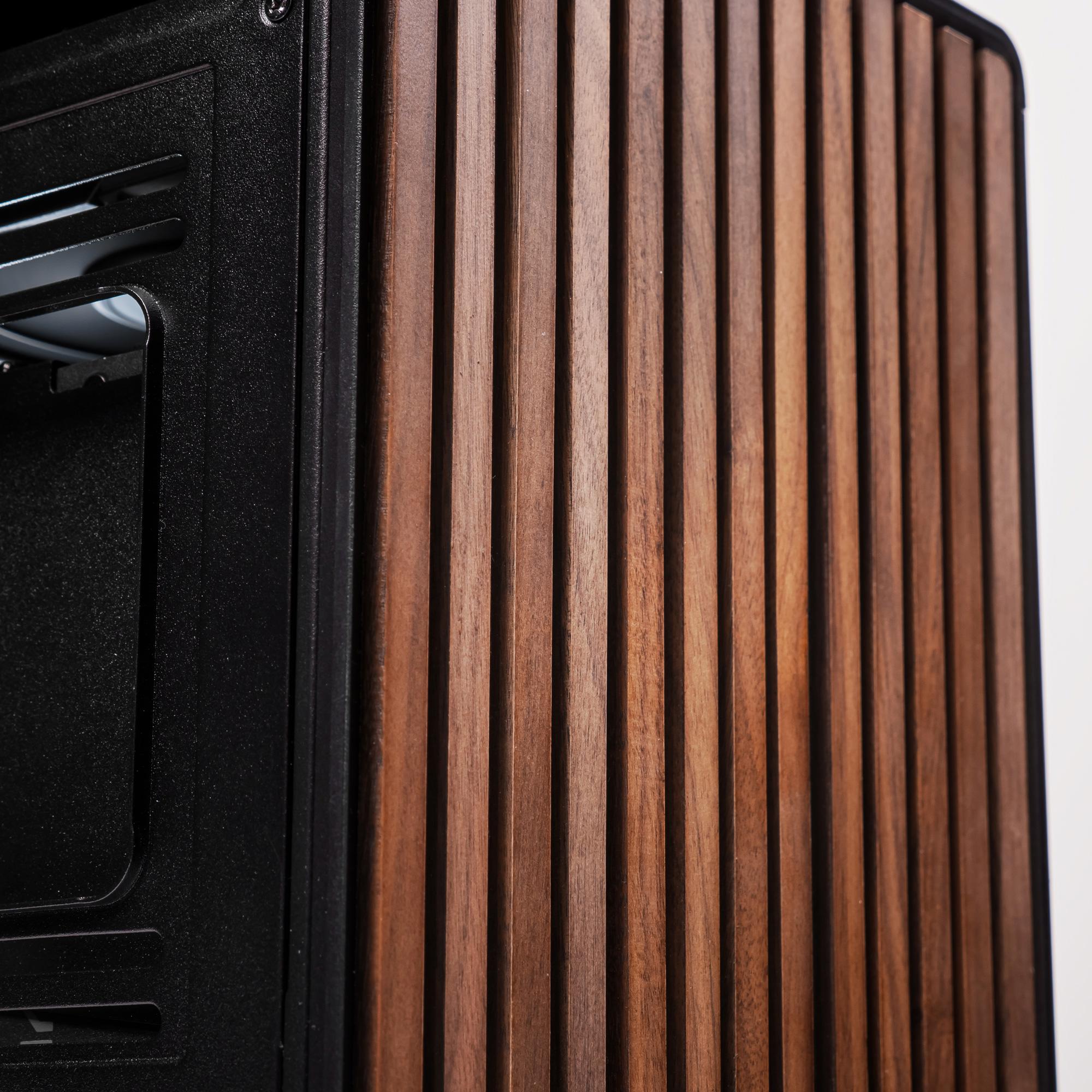 A large main feature product image of EX-DEMO PLE Studio Mini RTX 5080 Prebuilt Ready To Go Creator PC