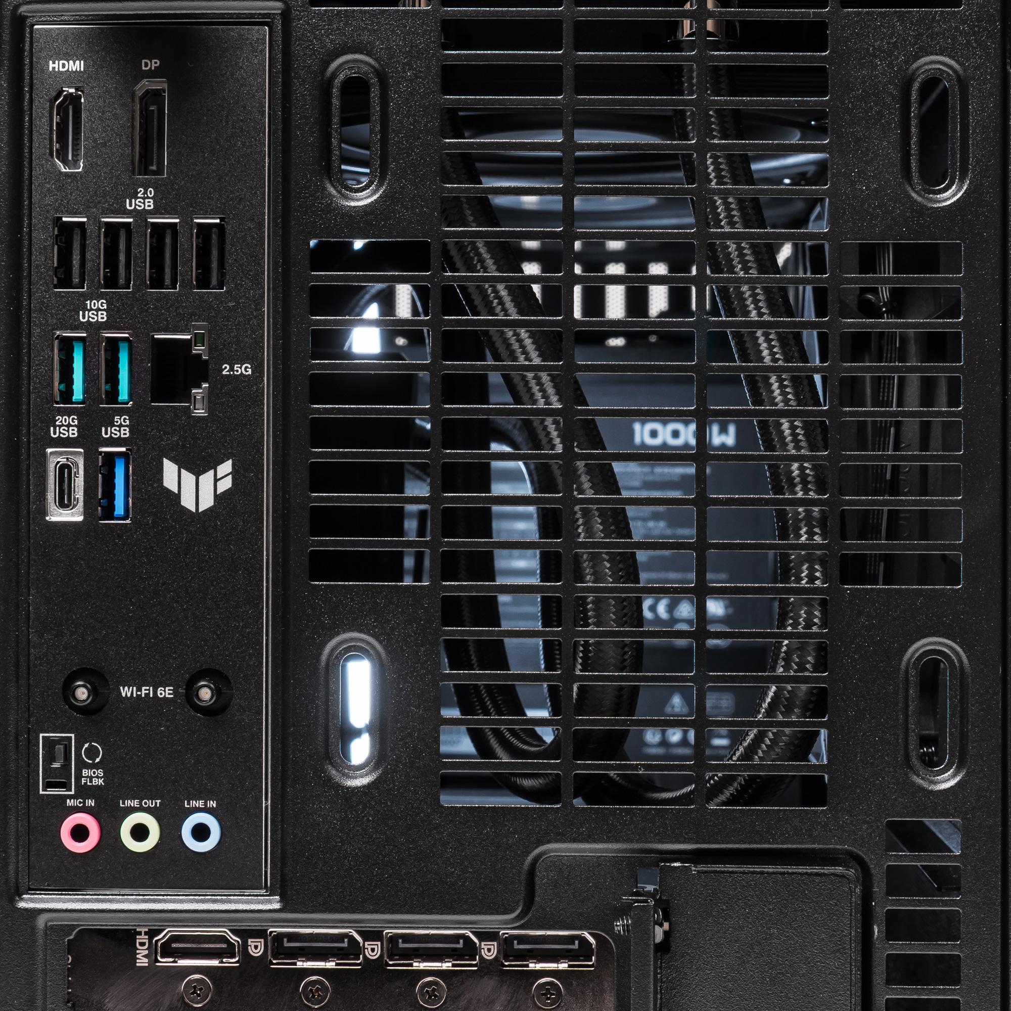 A large main feature product image of EX-DEMO PLE Studio Mini RTX 5080 Prebuilt Ready To Go Creator PC