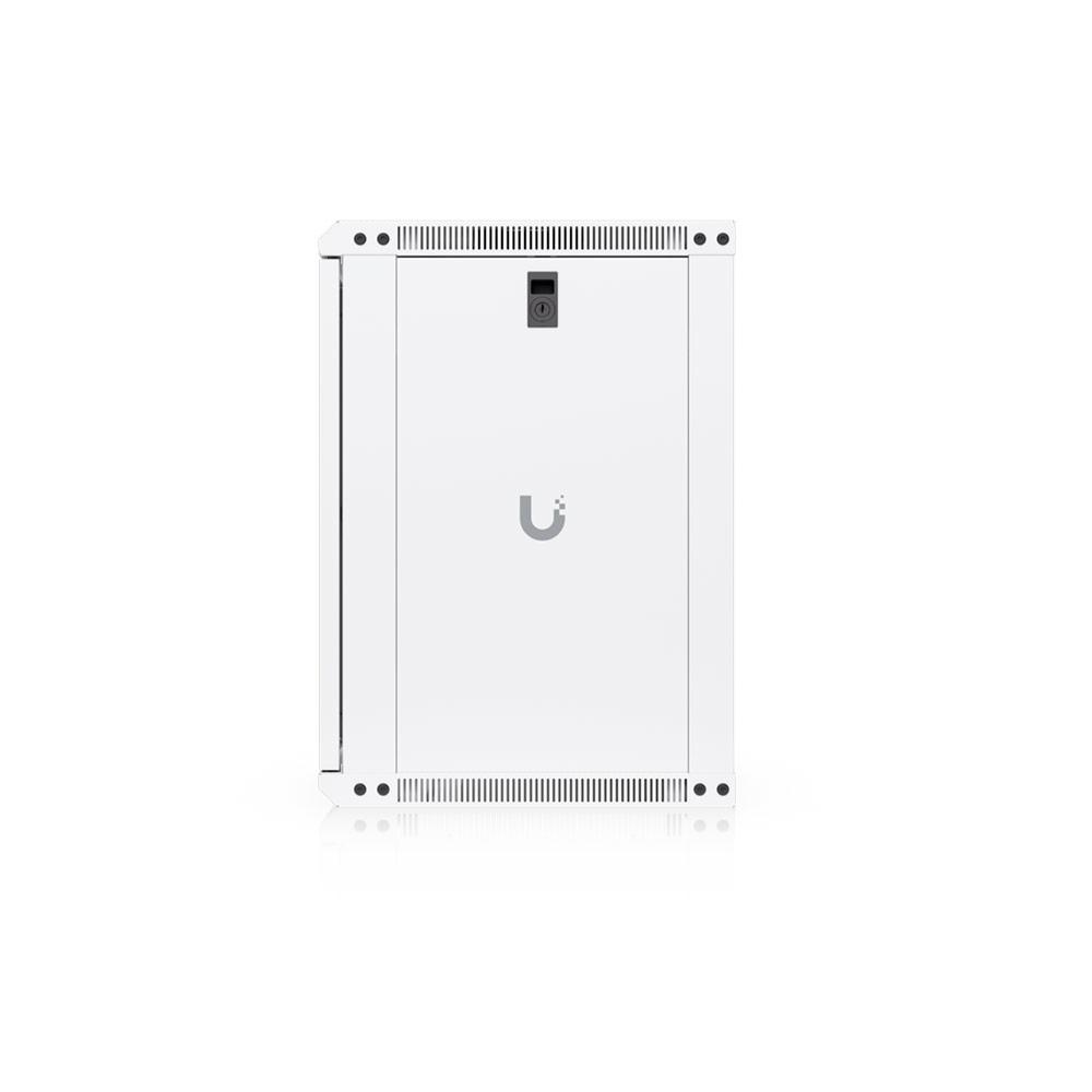 A large main feature product image of Ubiquiti UniFi 12U Rack Cabinet Wall Mount 450mm (Tempered Glass Front Door)